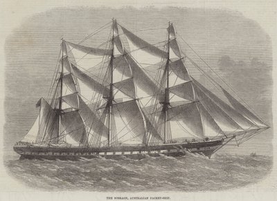 El Sobraon, barco de paquetes australiano de Edwin Weedon